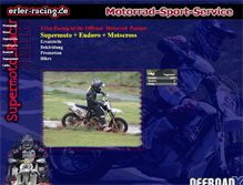 Tablet Screenshot of erler-racing.de